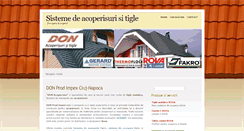 Desktop Screenshot of acoperisuri-tigle.ro